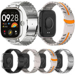 Cinturino per orologio in lega di titanio con fibbia di sicurezza a doppia apertura., For Redmi Watch6/5/4/Xiaomi Band 9 Pro/8 Pro