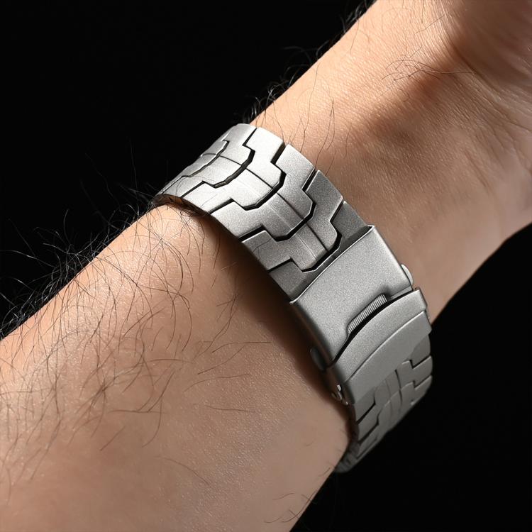 Cinturino per orologio in lega di titanio con fibbia di sicurezza a doppia apertura., For Redmi Watch6/5/4/Xiaomi Band 9 Pro/8 Pro