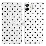 Custodia per telefono in ecopelle con motivo a pois, For Samsung Galaxy A23 5G, For Samsung Galaxy A34 5G, For Samsung Galaxy A54 5G, For Samsung Galaxy A04e