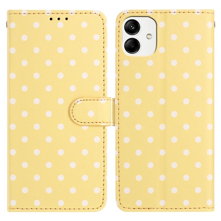 Custodia per telefono in ecopelle con motivo a pois, For Samsung Galaxy A23 5G, For Samsung Galaxy A34 5G, For Samsung Galaxy A54 5G, For Samsung Galaxy A04e
