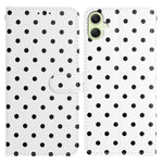Custodia per telefono in ecopelle con motivo a pois, For Samsung Galaxy A07 4G / 5G, For Samsung Galaxy A06 4G / 5G, For Samsung Galaxy A56 5G, For Samsung Galaxy A26 5G