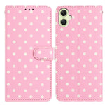 Custodia per telefono in ecopelle con motivo a pois, For Samsung Galaxy A07 4G / 5G, For Samsung Galaxy A06 4G / 5G, For Samsung Galaxy A56 5G, For Samsung Galaxy A26 5G