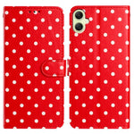 Custodia per telefono in ecopelle con motivo a pois, For Samsung Galaxy A07 4G / 5G, For Samsung Galaxy A06 4G / 5G, For Samsung Galaxy A56 5G, For Samsung Galaxy A26 5G