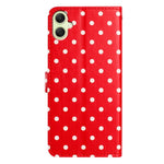 Custodia per telefono in ecopelle con motivo a pois, For Samsung Galaxy A07 4G / 5G, For Samsung Galaxy A06 4G / 5G, For Samsung Galaxy A56 5G, For Samsung Galaxy A26 5G