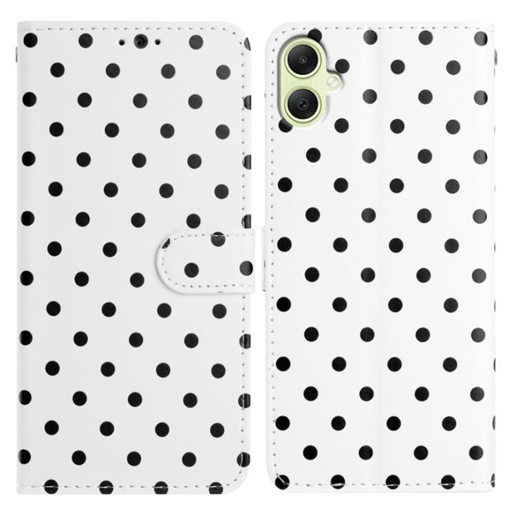 Custodia per telefono in ecopelle con motivo a pois, For Samsung Galaxy A07 4G / 5G, For Samsung Galaxy A06 4G / 5G, For Samsung Galaxy A56 5G, For Samsung Galaxy A26 5G