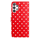 Custodia per telefono in ecopelle con motivo a pois, For Samsung Galaxy A13 4G, For Samsung Galaxy A13 5G, For Samsung Galaxy A53