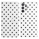 Custodia per telefono in ecopelle con motivo a pois, For Samsung Galaxy A13 4G, For Samsung Galaxy A13 5G, For Samsung Galaxy A53