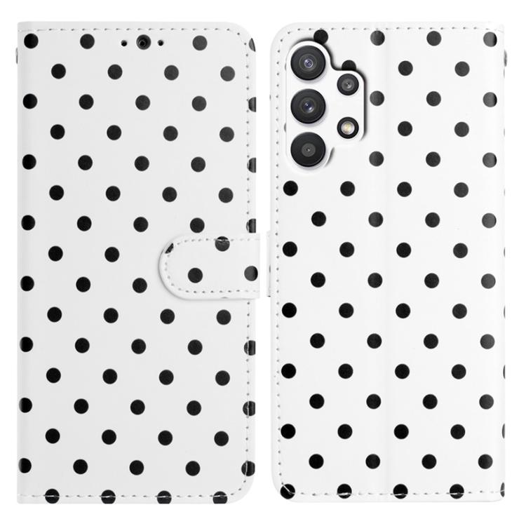 Custodia per telefono in ecopelle con motivo a pois, For Samsung Galaxy A13 4G, For Samsung Galaxy A13 5G, For Samsung Galaxy A53