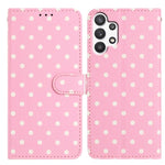 Custodia per telefono in ecopelle con motivo a pois, For Samsung Galaxy A13 4G, For Samsung Galaxy A13 5G, For Samsung Galaxy A53