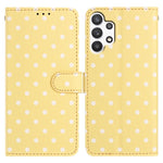 Custodia per telefono in ecopelle con motivo a pois, For Samsung Galaxy A13 4G, For Samsung Galaxy A13 5G, For Samsung Galaxy A53