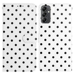 Custodia per telefono in ecopelle con motivo a pois, For Samsung Galaxy A14 5G, For Samsung Galaxy A04s, For Samsung Galaxy A73 5G, For Samsung Galaxy A33 5G
