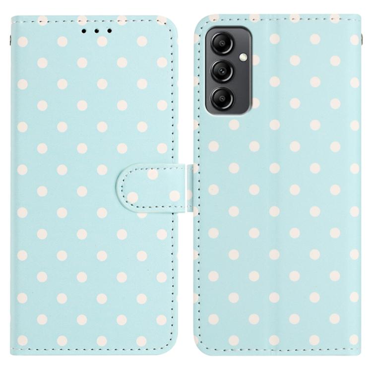 Custodia per telefono in ecopelle con motivo a pois, For Samsung Galaxy A14 5G, For Samsung Galaxy A04s, For Samsung Galaxy A73 5G, For Samsung Galaxy A33 5G