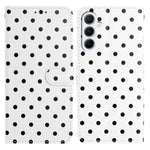 Custodia per telefono in ecopelle con motivo a pois, For Samsung Galaxy A36 5G, For Samsung Galaxy A16, For Samsung Galaxy A15 5G, For Samsung Galaxy A55 5G