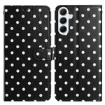 Custodia per telefono in ecopelle con motivo a pois, For Samsung Galaxy A36 5G, For Samsung Galaxy A16, For Samsung Galaxy A15 5G, For Samsung Galaxy A55 5G