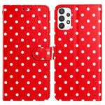 Custodia per telefono in ecopelle con motivo a pois, For Samsung Galaxy A23 5G, For Samsung Galaxy A34 5G, For Samsung Galaxy A54 5G, For Samsung Galaxy A04e