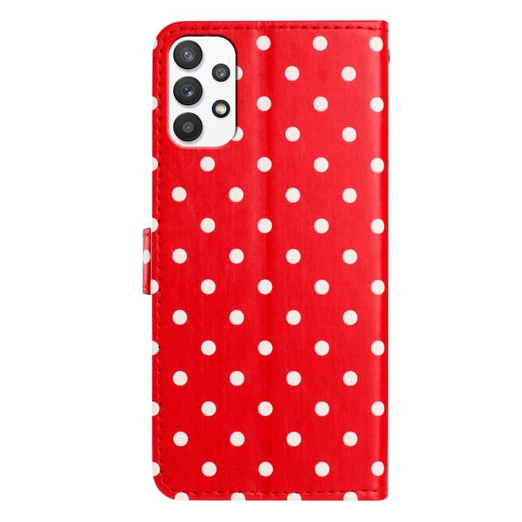 Custodia per telefono in ecopelle con motivo a pois, For Samsung Galaxy A23 5G, For Samsung Galaxy A34 5G, For Samsung Galaxy A54 5G, For Samsung Galaxy A04e