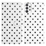 Custodia per telefono in ecopelle con motivo a pois, For Samsung Galaxy A23 5G, For Samsung Galaxy A34 5G, For Samsung Galaxy A54 5G, For Samsung Galaxy A04e