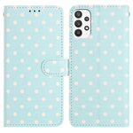 Custodia per telefono in ecopelle con motivo a pois, For Samsung Galaxy A23 5G, For Samsung Galaxy A34 5G, For Samsung Galaxy A54 5G, For Samsung Galaxy A04e