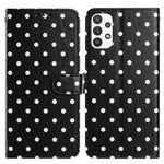Custodia per telefono in ecopelle con motivo a pois, For Samsung Galaxy A23 5G, For Samsung Galaxy A34 5G, For Samsung Galaxy A54 5G, For Samsung Galaxy A04e