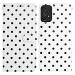 Custodia per telefono in ecopelle con motivo a pois, For Samsung Galaxy A14 5G, For Samsung Galaxy A04s, For Samsung Galaxy A73 5G, For Samsung Galaxy A33 5G