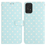 Custodia per telefono in ecopelle con motivo a pois, For Samsung Galaxy A14 5G, For Samsung Galaxy A04s, For Samsung Galaxy A73 5G, For Samsung Galaxy A33 5G