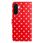 Custodia per telefono in ecopelle con motivo a pois, For Samsung Galaxy A36 5G, For Samsung Galaxy A16, For Samsung Galaxy A15 5G, For Samsung Galaxy A55 5G