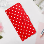 Custodia per telefono in ecopelle con motivo a pois, For Samsung Galaxy A36 5G, For Samsung Galaxy A16, For Samsung Galaxy A15 5G, For Samsung Galaxy A55 5G