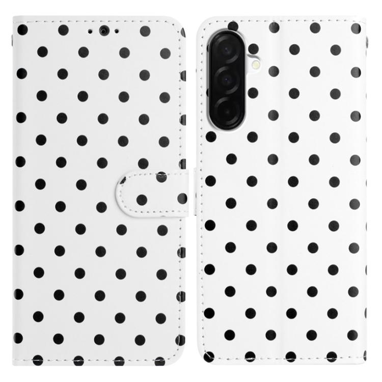 Custodia per telefono in ecopelle con motivo a pois, For Samsung Galaxy A36 5G, For Samsung Galaxy A16, For Samsung Galaxy A15 5G, For Samsung Galaxy A55 5G