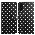 Custodia per telefono in ecopelle con motivo a pois, For Samsung Galaxy A36 5G, For Samsung Galaxy A16, For Samsung Galaxy A15 5G, For Samsung Galaxy A55 5G