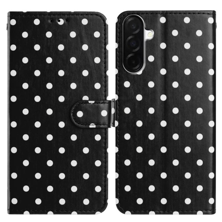 Custodia per telefono in ecopelle con motivo a pois, For Samsung Galaxy A36 5G, For Samsung Galaxy A16, For Samsung Galaxy A15 5G, For Samsung Galaxy A55 5G