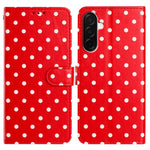 Custodia per telefono in ecopelle con motivo a pois, For Samsung Galaxy A07 4G / 5G, For Samsung Galaxy A06 4G / 5G, For Samsung Galaxy A56 5G, For Samsung Galaxy A26 5G