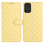 Custodia per telefono in ecopelle con motivo a pois, For Samsung Galaxy A14 5G, For Samsung Galaxy A04s, For Samsung Galaxy A73 5G, For Samsung Galaxy A33 5G