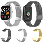Cinturino per orologio in acciaio inossidabile con fibbia a maglia fine., For Xiaomi Band 10 Pro / Redmi Watch 6 / 5