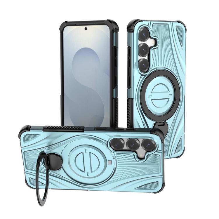 Custodia per telefono magnetica con supporto girevole metallico a stella., For Samsung Galaxy S25 Edge 5G, For Samsung Galaxy S25 5G, For Samsung Galaxy S25 Ultra 5G