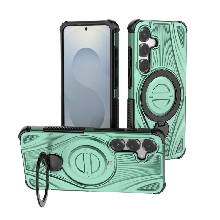 Custodia per telefono magnetica con supporto girevole metallico a stella., For Samsung Galaxy S25 Edge 5G, For Samsung Galaxy S25 5G, For Samsung Galaxy S25 Ultra 5G