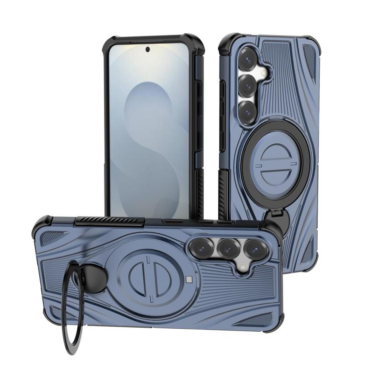 Custodia per telefono magnetica con supporto girevole metallico a stella., For Samsung Galaxy S25 Edge 5G, For Samsung Galaxy S25 5G, For Samsung Galaxy S25 Ultra 5G