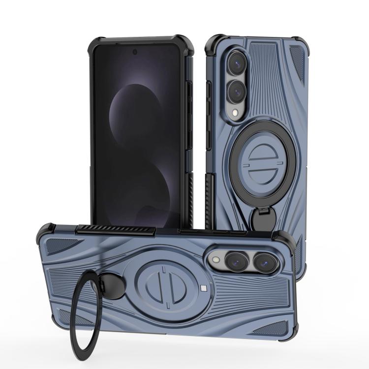 Custodia per telefono magnetica con supporto girevole metallico a stella., For Samsung Galaxy S25 Edge 5G, For Samsung Galaxy S25 5G, For Samsung Galaxy S25 Ultra 5G