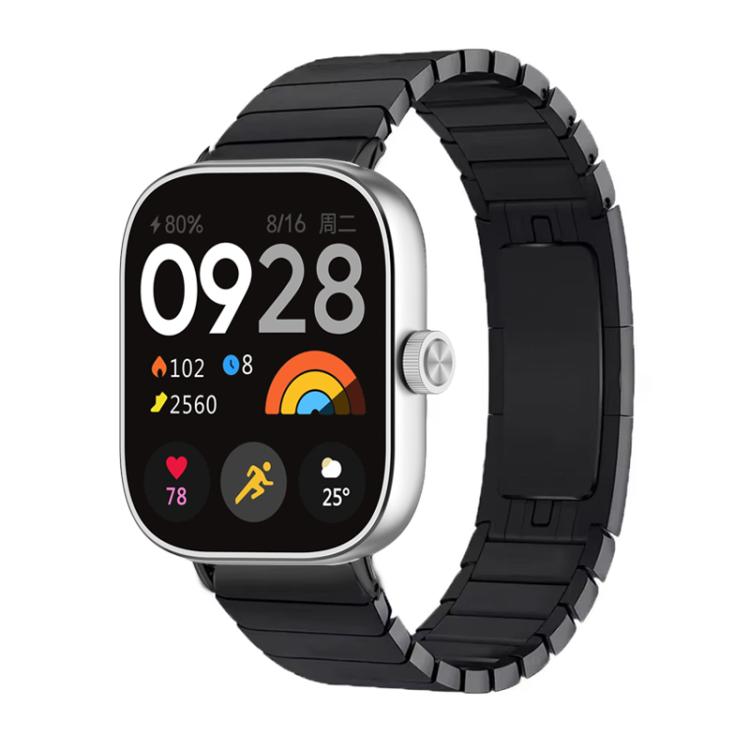 Cinturino per orologio in lega di titanio con fibbia a farfalla a doppia pressione One Beads., For Xiaomi Band 10 Pro / Redmi Watch 6 / 5