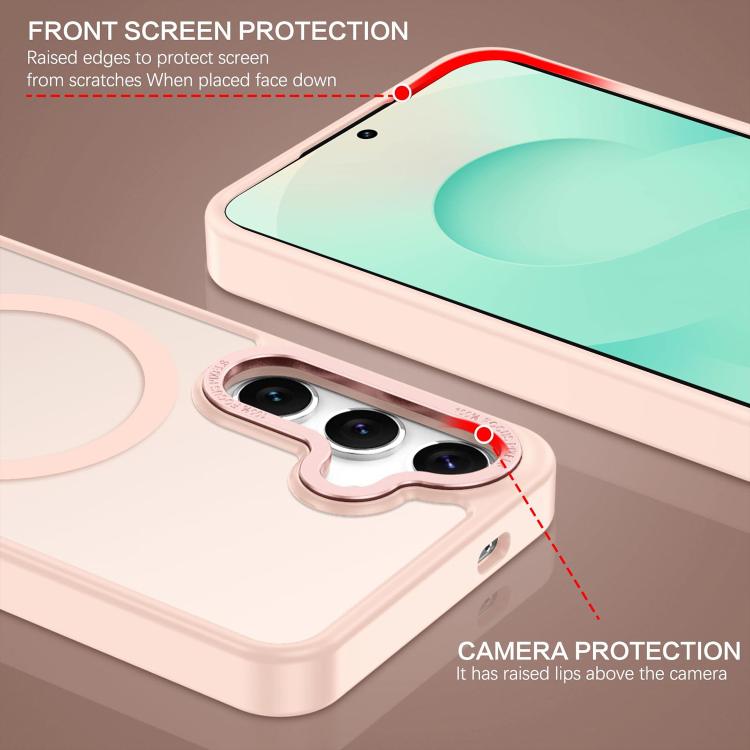 Custodia magnetica per telefono XDcase con cornice in metallo effetto pelle e lente in metallo., For Samsung Galaxy S25 5G, For Samsung Galaxy S25+ 5G, For Samsung Galaxy S25 Ultra 5G, For Samsung Galaxy S24 Ultra 5G, For Samsung Galaxy S24+ 5G        ...