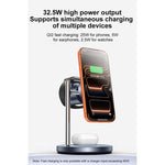 Stazione di ricarica wireless magnetica 3 in 1 Yesido DS40 Qi2.2, DS40