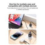 Cavo dati di ricarica Yesido CA138L da 12 W 2,4 A USB a 8 pin per display OLED, USB to 8 Pin