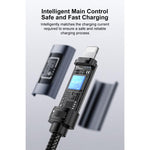 Cavo dati di ricarica Yesido CA138L da 12 W 2,4 A USB a 8 pin per display OLED, USB to 8 Pin