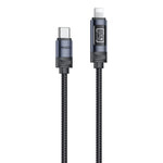 Cavo dati di ricarica Yesido CA201 da 27 W, da Type-C a 8 pin per display OLED., Type-C to 8 Pin