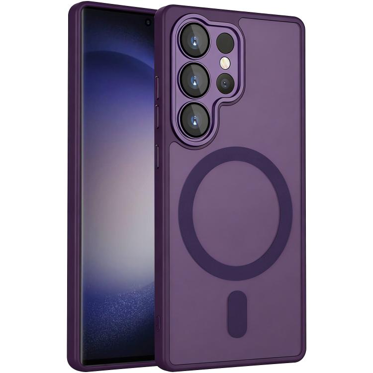 XDcase Skin Feel Custodia magnetica satinata per telefono con pellicola protettiva per obiettivo, For Samsung Galaxy S24 FE 5G, For Samsung Galaxy S24 Ultra 5G, For Samsung Galaxy S23 Ultra 5G, For Samsung Galaxy S23+ 5G, For Samsung Galaxy S23 5G
