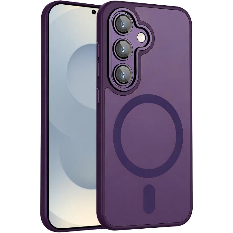 XDcase Skin Feel Custodia magnetica satinata per telefono con pellicola protettiva per obiettivo, For Samsung Galaxy S25 Edge 5G, For Samsung Galaxy S25 / S24 5G, For Samsung Galaxy S25+ / S24+ 5G, For Samsung Galaxy S25 Ultra 5G