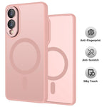 XDcase Skin Feel Custodia magnetica satinata per telefono con pellicola protettiva per obiettivo, For Samsung Galaxy S25 Edge 5G, For Samsung Galaxy S25 / S24 5G, For Samsung Galaxy S25+ / S24+ 5G, For Samsung Galaxy S25 Ultra 5G