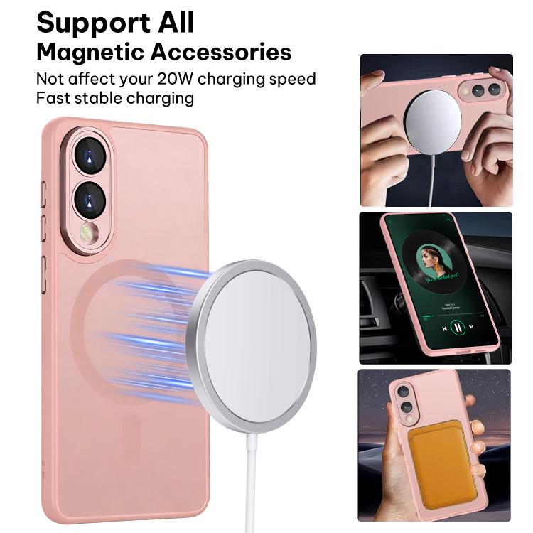 XDcase Skin Feel Custodia magnetica satinata per telefono con pellicola protettiva per obiettivo, For Samsung Galaxy S25 Edge 5G, For Samsung Galaxy S25 / S24 5G, For Samsung Galaxy S25+ / S24+ 5G, For Samsung Galaxy S25 Ultra 5G