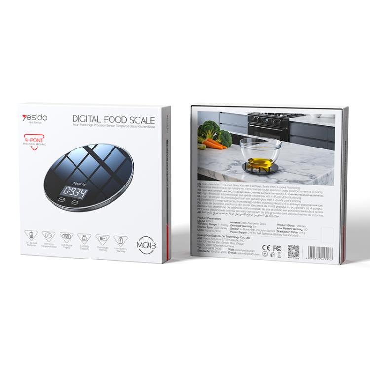 Bilancia elettronica da cucina intelligente Yesido MG43, MG43