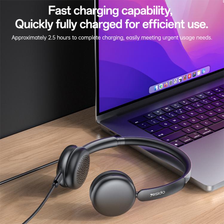 Cuffie wireless over-ear mini Yesido EP13 con riduzione del rumore a doppia modalità, EP13