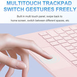 Tastiera Bluetooth con touchpad e custodia in pelle per tablet., For iPad 2025 / 2022, For iPad Air 13 2025 / 2024 / Pro 12.9 2022